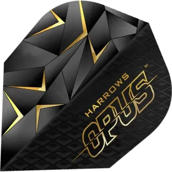 Příslušenství pro šipky Harrows Letky Opus - No6 - Black Facet F4563