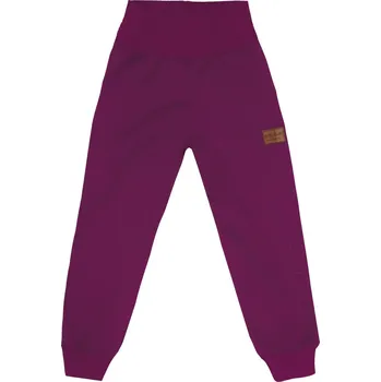 Chlapecké kalhoty Softshellové kalhoty basic s fleecem - Borůvka Velikost: 116