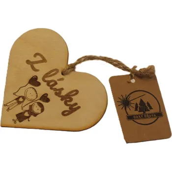 Dary dřeva Srdce malé - Z lásky