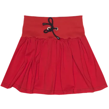 Dívčí sukně Sukně řasená Basic - Červená Velikosti sukně: 116