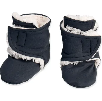 Capáčky Capáčky Basic - Tmavě šedá s beránkem Velikost: 6-9 měsíců