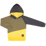 Mikina s kapucí - TRIO Žlutá Velikost: 86