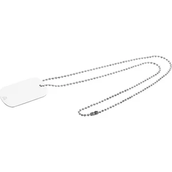 Náhrdelník Reklamní Delta náhrdelník s identifikačním štítkem, stříbrná