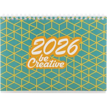 Kalendář Reklamní CreaDate Desk stolní kalendář na zakázku, bílá
