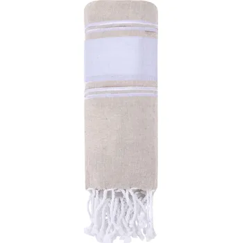 Ručník Luzimar plážový ručník, hnědá