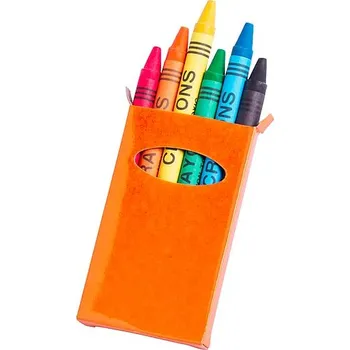 Kresba Sorell sada 6 voskovek, oranžová