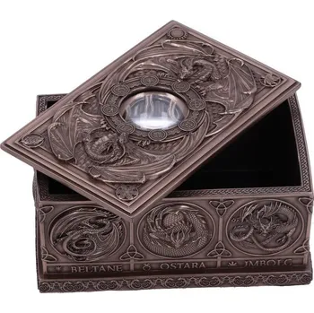 Dárková krabička Dragons of the Sabbats, krabička na tarot a šperky