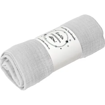 Mušelínová plenka - Světle šedá