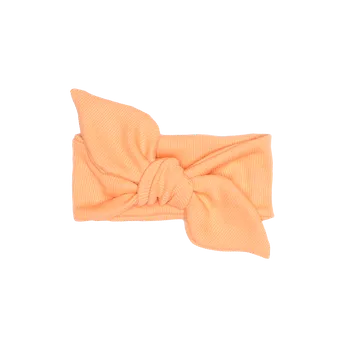 Čelenka ŽEBRO - peach fuzz Velikost: 0 - 3 měsíců