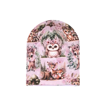 Čepice Čepice - Zvířátka na levandulové Velikost: M, Druh: klasik