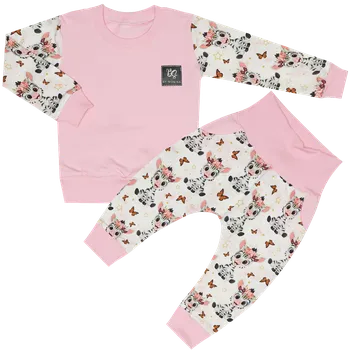 Tepláková souprava - Zebry ( bez kapuce ) Velikost: 152