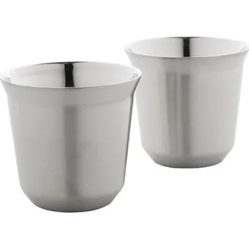 Reklamní Copsul sada hrnků na espresso RSS, stříbrná