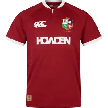 Pánské tričko Canterbury British and Irish Lions 2025 Shirt Adults Red Dahlia S
