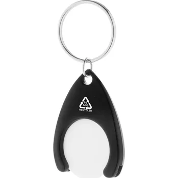 Neppy RABS přívěšek na klíče se žetonem do vozíku, černá