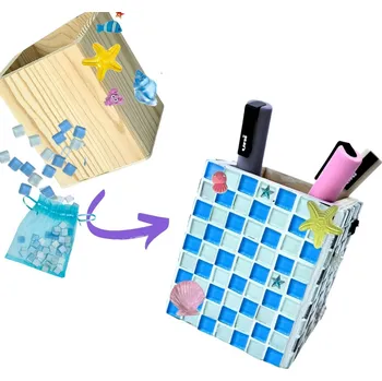 kreativní sada Mozaiková kreativní sada na stojánek na tužky – Tajemství Oceánu (ArtSets)