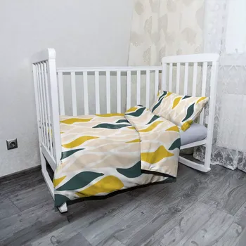 Povlečení Sablio Mikroplyšové povlečení do dětské postýlky Harmonie tvarů - 120x90 / 40x60