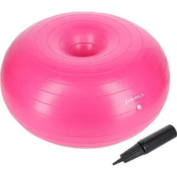 Gymnastický míč HMS YD04N gymnastický míč donut 50 cm růžový