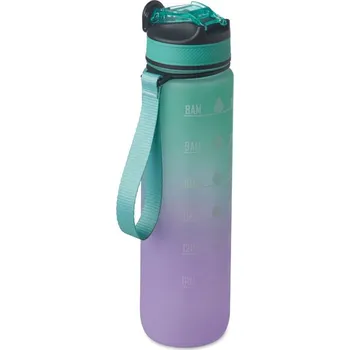 Sportovní RPET láhev na vodu 1L - ACTIVATE, tyrkysová
