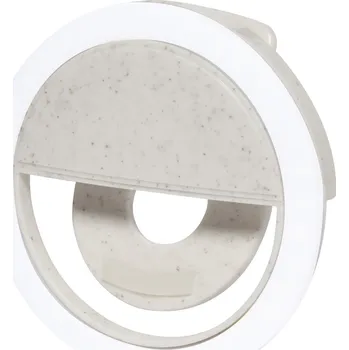 Selfie tyč Beautily Eco selfie prstenové světlo, béžová