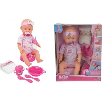 Panenka Panenka pije a čůrá, 43cm, s příslušenstvím