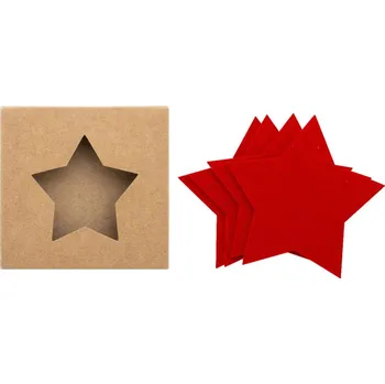 Vánoční dekorace Reklamní Vagnes sada vánočních podtácků z RPET, červená