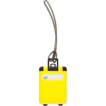 Příslušenství k zavazadlu Glasgow visačka na zavazadla, žlutá