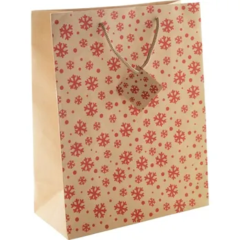 Dárková taška Reklamní Majamaki L vánoční taška, velká, přírodní