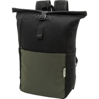 Reklamní Blakkan Back batoh z recyklovaného plátna, zelená