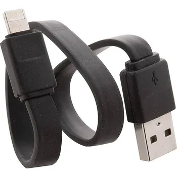 Datový kabel Stash USB nabíjecí kabel, černá