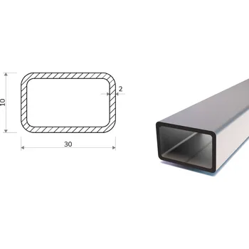 Stavební profil Jekl 30 x 10 x 2 cm