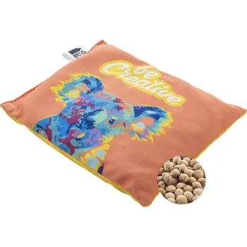 Dekorativní polštářek Reklamní PitHeat polštářek s třešňovými peckami, bílá