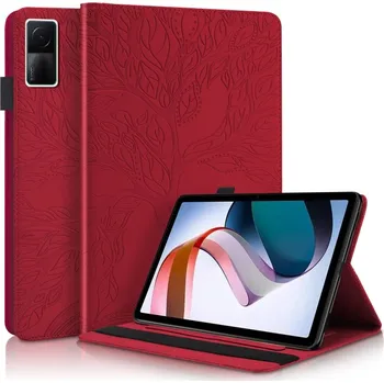 Pouzdro na tablet VSECHNONAMOBIL 52138 ART TREE Zaklápěcí pouzdro Xiaomi Redmi Pad červené