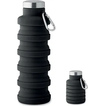 Skládací láhev 500ml - KOLAPSI, černá