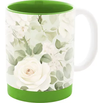 MultiColour Plus hrnek na sublimaci, zelená