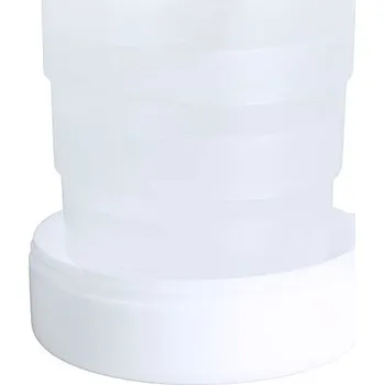 Láhev Medicup skládací pohárek, bílá