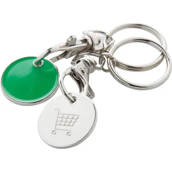 Eurocoin přívěšek na klíče se žetonem zelená