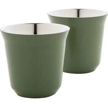 Reklamní Copsul sada hrnků na espresso RSS, zelená