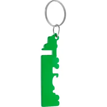 Peterby přívěšek na klíče s otvírákem, zelená