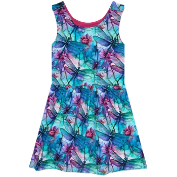 Laclové šatičky - Vážky Velikost: 68