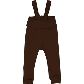 Tepláčky s traky ŽEBRO - čokoládová Velikost: 56