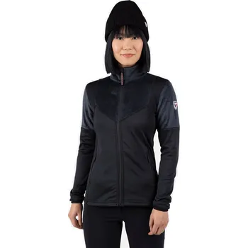 Dámská mikina Dámská mikina Rossignol Diretta Full Zip Fleece Black RLNWL02-200 25/26 S