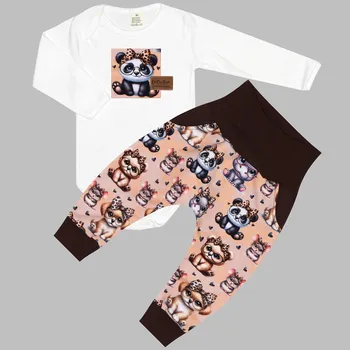 Komplet - Bodyčko a tepláčky Roztomilá zvířátka Velikost: 86