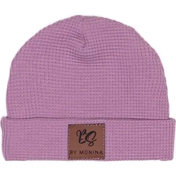 Čepice Čepice VAFLE - Světle fialová Velikost: L