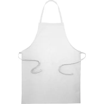 Kuchyňská zástěra Reklamní Chepex zástěra z recyklované bavlny, bílá