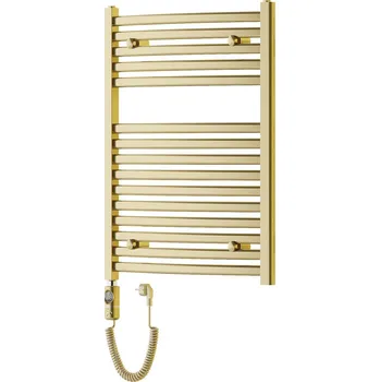 Radiátor MEXEN/S - Helios radiátor + topná tyč 800 x 600 mm, 600 W, zlatá W103-0800-600-2600-50