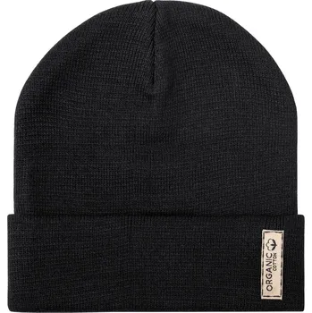 Čepice Bloony zimní čepice z organické bavlny, černá
