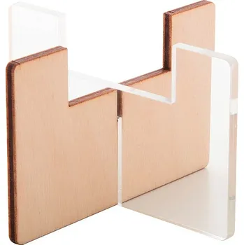 Svícen Candix stojánek na svíčku, transparentní