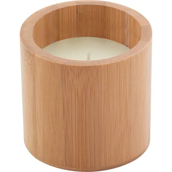 Svíčka Takebo svíčka v bambusu, béžová