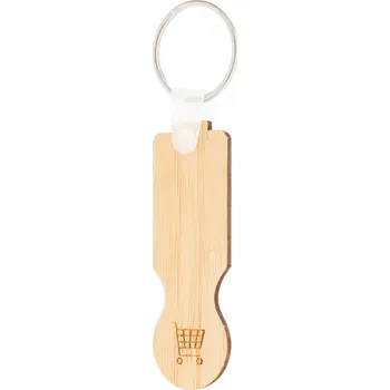 BooCart přívěsek na klíče do nákupního vozíku přírodní