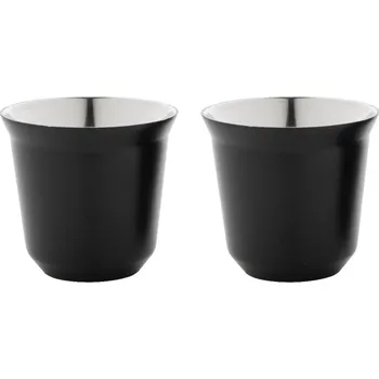 Reklamní Copsul sada hrnků na espresso RSS, černá